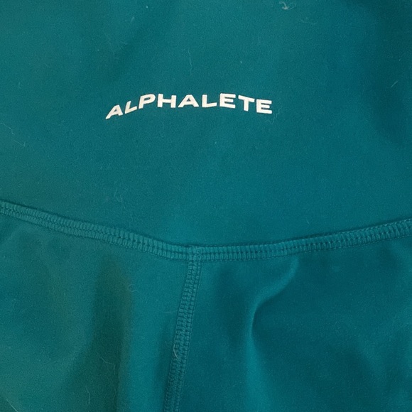 Medium alphalete dark teal legging - Picture 2 of 4